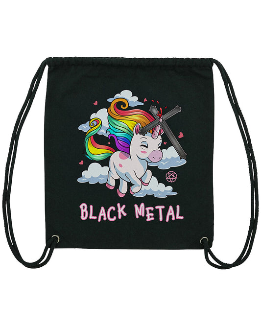 Black Metal Einhorn - Moshpit Beutel
