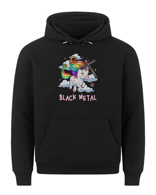 Black Metal Einhorn - Hoodie