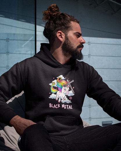 Black Metal Einhorn - Hoodie