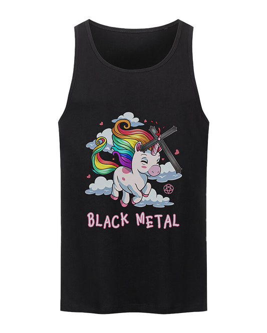 Black Metal Einhorn - Premium Tanktop