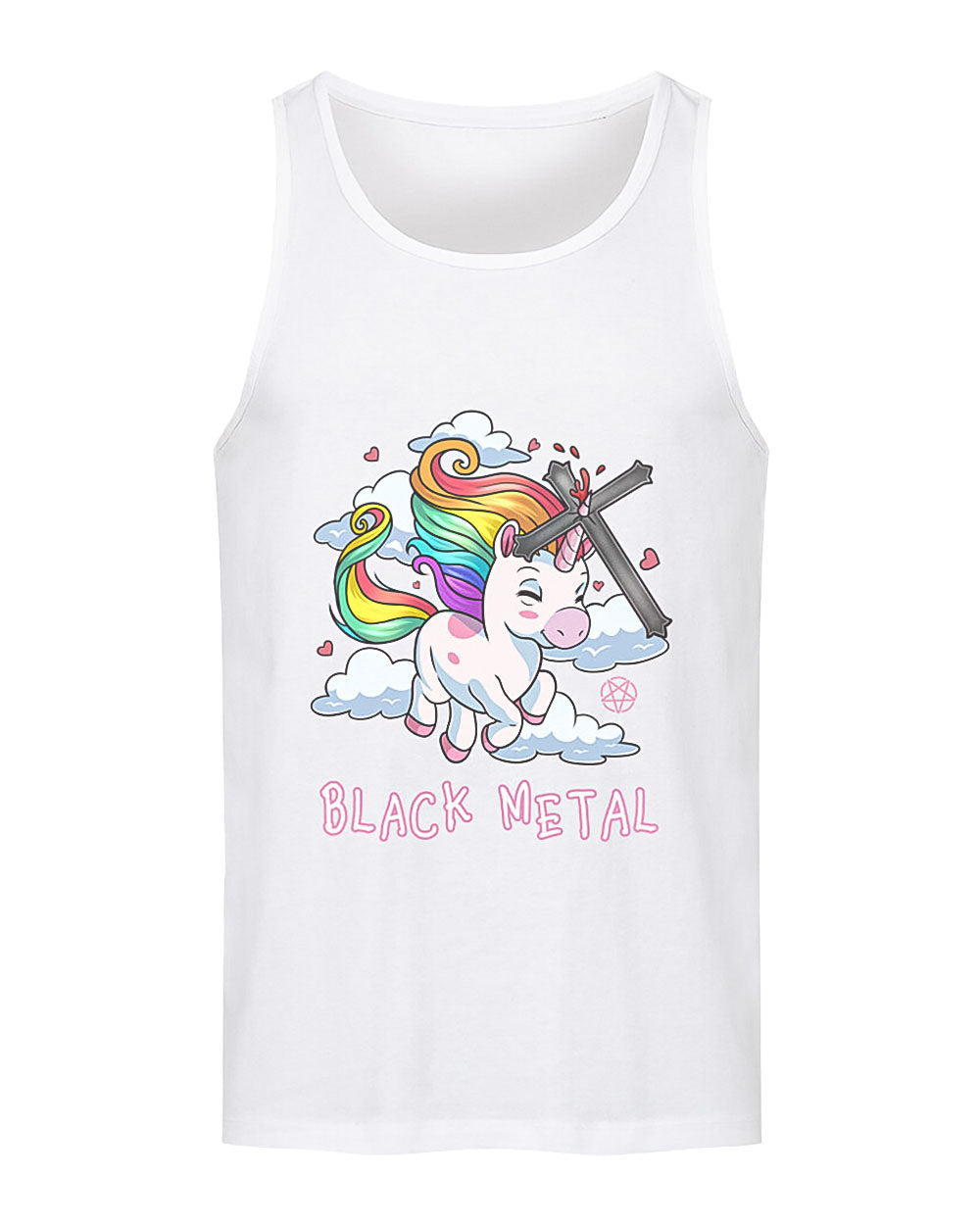 Black Metal Einhorn - Premium Tanktop